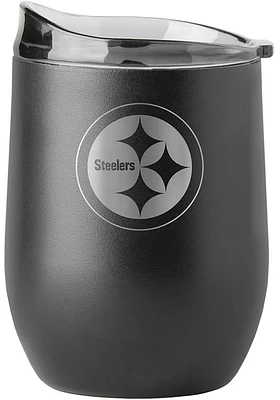 Pittsburgh Steelers 16oz Stainless Steel Stemless - Yellow