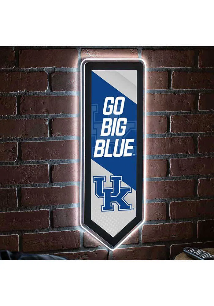 Kentucky Wildcats 9x23 Banner Shaped Light Up Sign