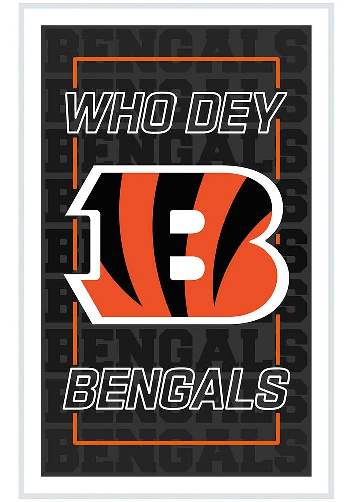 Cincinnati Bengals LED Lighted Wall Sign