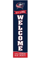 Columbus Blue Jackets Porch Leaner Sign