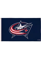 Columbus Blue Jackets 3x5 Team Logo Blue Silk Screen Grommet Flag