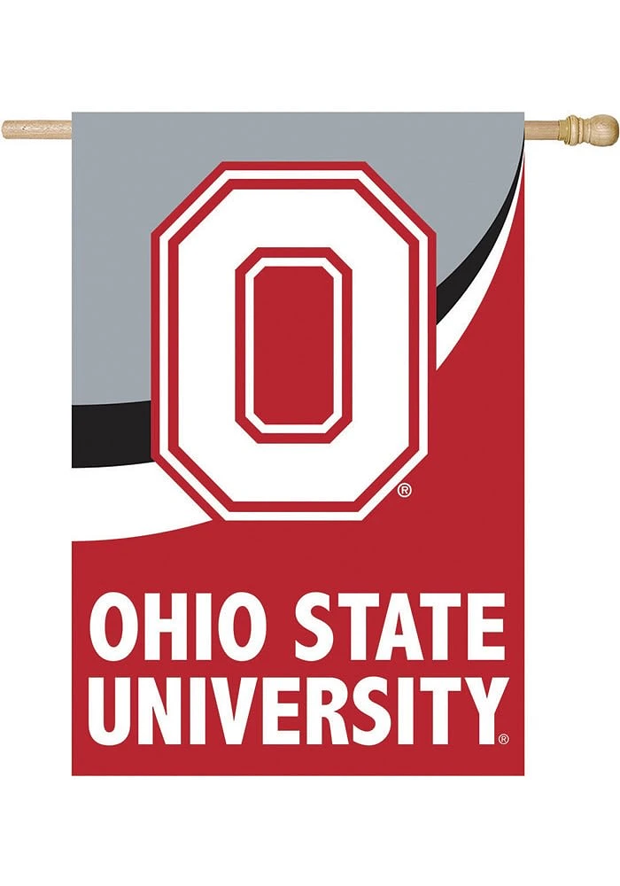 Ohio State Buckeyes Burlap Banner