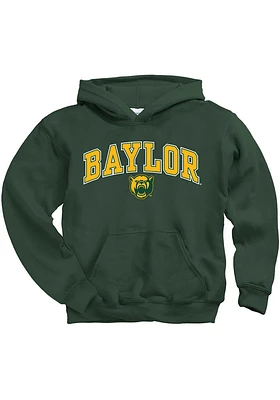 Baylor Bears Youth Green Midsize Long Sleeve Hoodie