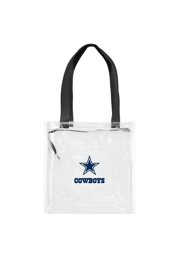 Dallas Cowboys White Stadium Approved 12x12x6 Tote Clear Bag