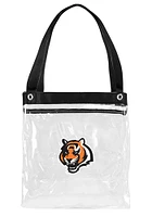 Cincinnati Bengals White Stadium Approved 12 x 12 x 6 Clear Bag