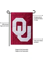 Oklahoma Sooners 12.5x18 Red Garden Flag - Crimson