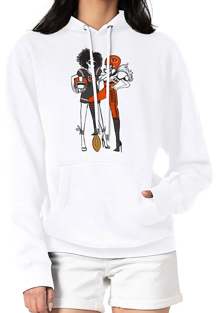 4Her Cincinnati Bengals Womens Football Girls Hooded Sweatshirt