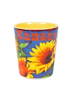 Kansas Sunflower Shot Glass