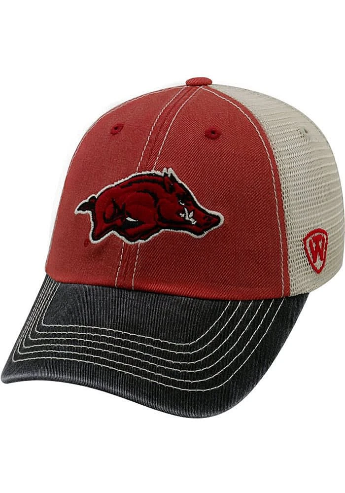 Top of the World Arkansas Razorbacks Offroad Adjustable Hat - Crimson