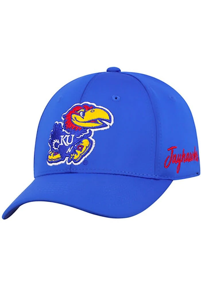 Top of the World Kansas Jayhawks Mens Blue Phenom Design Flex Hat