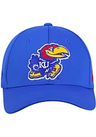 Top of the World Kansas Jayhawks Mens Blue Phenom Design Flex Hat