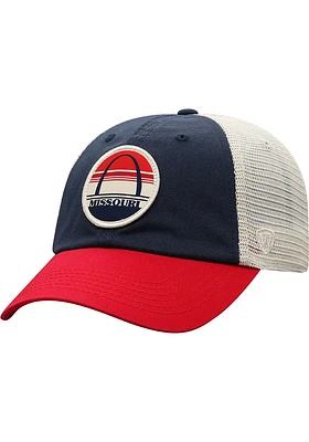 Top of the World Missouri Early Up Meshback Adjustable Hat - Navy Blue