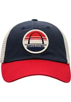 Top of the World Missouri Early Up Meshback Adjustable Hat - Navy Blue