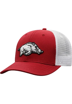 Top of the World Arkansas Razorbacks BB Meshback Adjustable Hat - Red