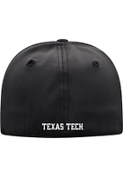 Top of the World Texas Tech Red Raiders Mens Black Sea 1Fit Flex Hat