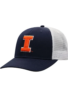 Top of the World Illinois Fighting Illini BB Meshback Adjustable Hat - Navy Blue