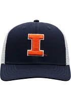 Top of the World Illinois Fighting Illini BB Meshback Adjustable Hat - Navy Blue