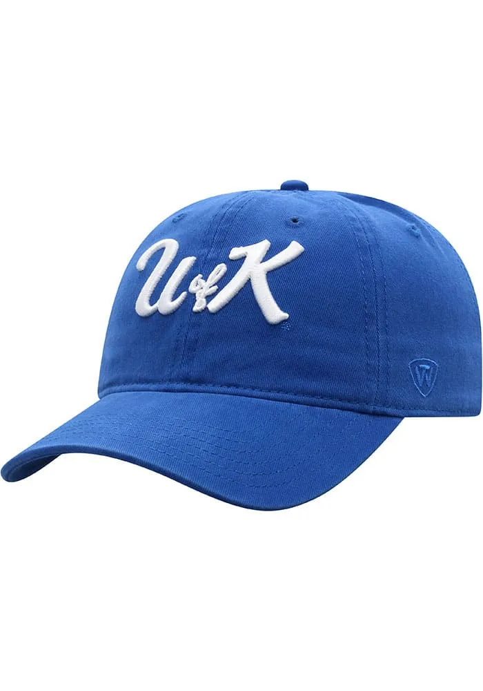 Top of the World Kentucky Wildcats Blue Zoey Design Womens Adjustable Hat