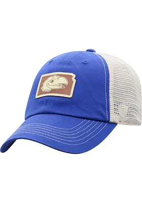 Top of the World Kansas Jayhawks HIDIST Adjustable Hat - Blue