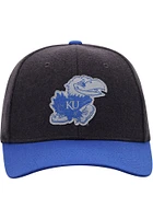 Top of the World Kansas Jayhawks Natural 2 Adjustable Hat - Grey
