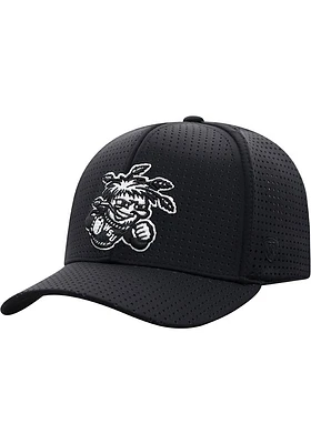 Top of the World Wichita State Shockers Mens Black Night Flex Hat