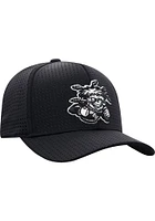 Top of the World Wichita State Shockers Mens Black Night Flex Hat
