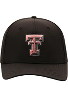 Top of the World Texas Tech Red Raiders Mens Black Razor Flex Hat