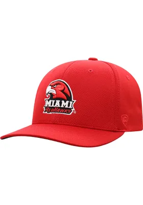 Top of the World Miami RedHawks Mens Red Reflex Design Flex Hat