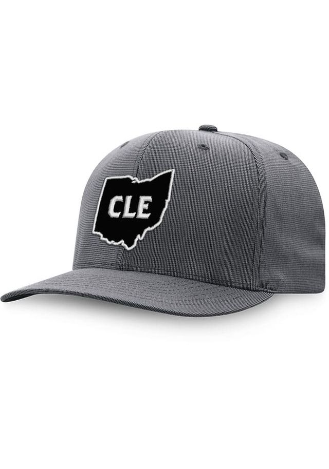 Top of the World Cleveland Mens Grey Towner Design Flex Hat