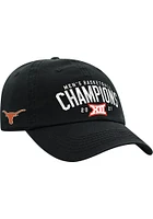 Top of the World Texas Longhorns 2021 Conference Tournament Champs Adjustable Hat - Black