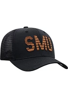 Top of the World SMU Mustangs Cannon Meshback Adjustable Hat - Black