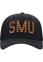 Top of the World SMU Mustangs Cannon Meshback Adjustable Hat - Black