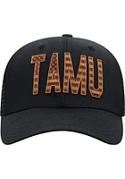 Top of the World Texas A&M Aggies Cannon Meshback Adjustable Hat - Black