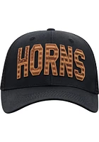 Top of the World Texas Longhorns Cannon Meshback Adjustable Hat - Black