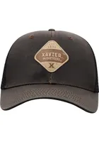 Top of the World Xavier Musketeers Elm Meshback Adjustable Hat - Black