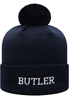 Top of the World Butler Bulldogs Navy Blue TOW Pom Mens Knit Hat