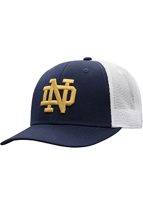 Top of the World Notre Dame Fighting Irish BB Meshback Adjustable Hat - Navy Blue