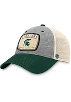 Top of the World Michigan State Spartans Chev Meshback Adjustable Hat - Grey
