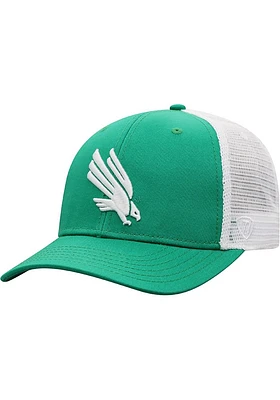 Top of the World North Texas Mean Green BB Meshback Adjustable Hat - Green