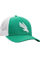 Top of the World North Texas Mean Green BB Meshback Adjustable Hat - Green