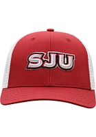 Top of the World Saint Josephs Hawks BB Meshback Adjustable Hat - Red