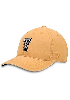 Top of the World Texas Tech Red Raiders Bragh Adjustable Hat - Brown
