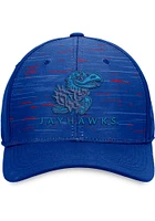 Top of the World Kansas Jayhawks Mens Blue Verdure Design Flex Hat