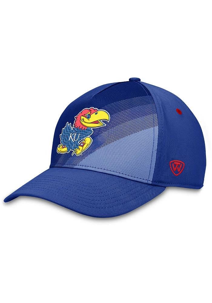 Top of the World Kansas Jayhawks Mens Blue 184Z Design Flex Hat