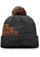 Top of the World Oklahoma State Cowboys Black 184V Cuff Pom Mens Knit Hat