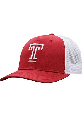 Top of the World Temple Owls BB Meshback Adjustable Hat - Maroon