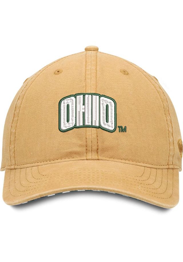 Top of the World Ohio Bobcats Bragh Adjustable Hat - Tan