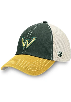 Top of the World Wayne State Warriors Offroad Meshback Adjustable Hat - Green
