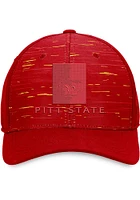 Top of the World Pitt State Gorillas Mens Red Verdure Design Flex Hat