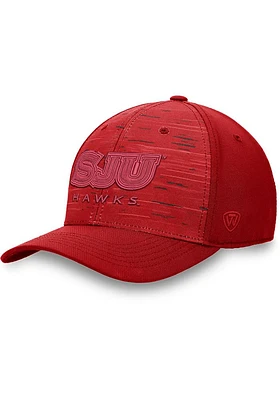 Top of the World Saint Josephs Hawks Mens Maroon Verdure One-Fit Flex Hat